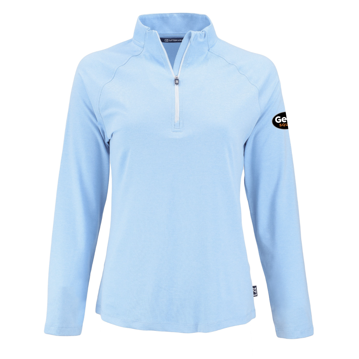 Pull à col zippé Cutter & Buck Coastline Epic Comfort en tissu recyclé pour femme
