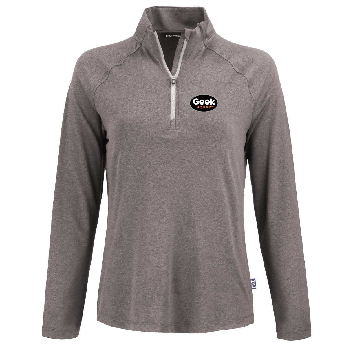 Pull à col zippé Cutter & Buck Coastline Epic Comfort en tissu recyclé pour femme