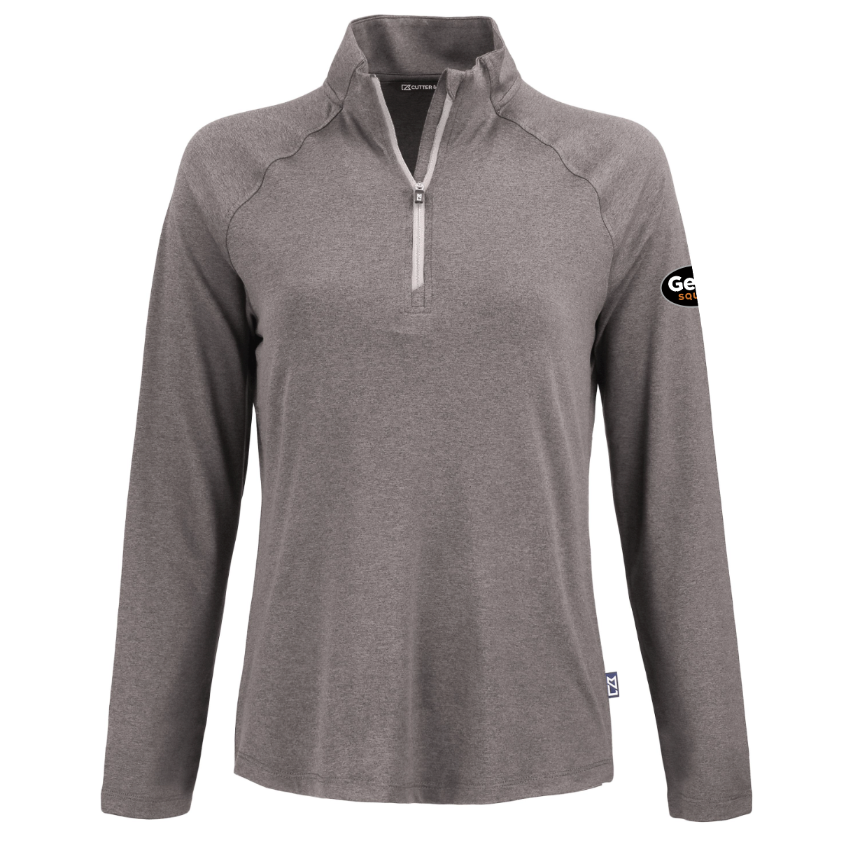 Pull à col zippé Cutter & Buck Coastline Epic Comfort en tissu recyclé pour femme