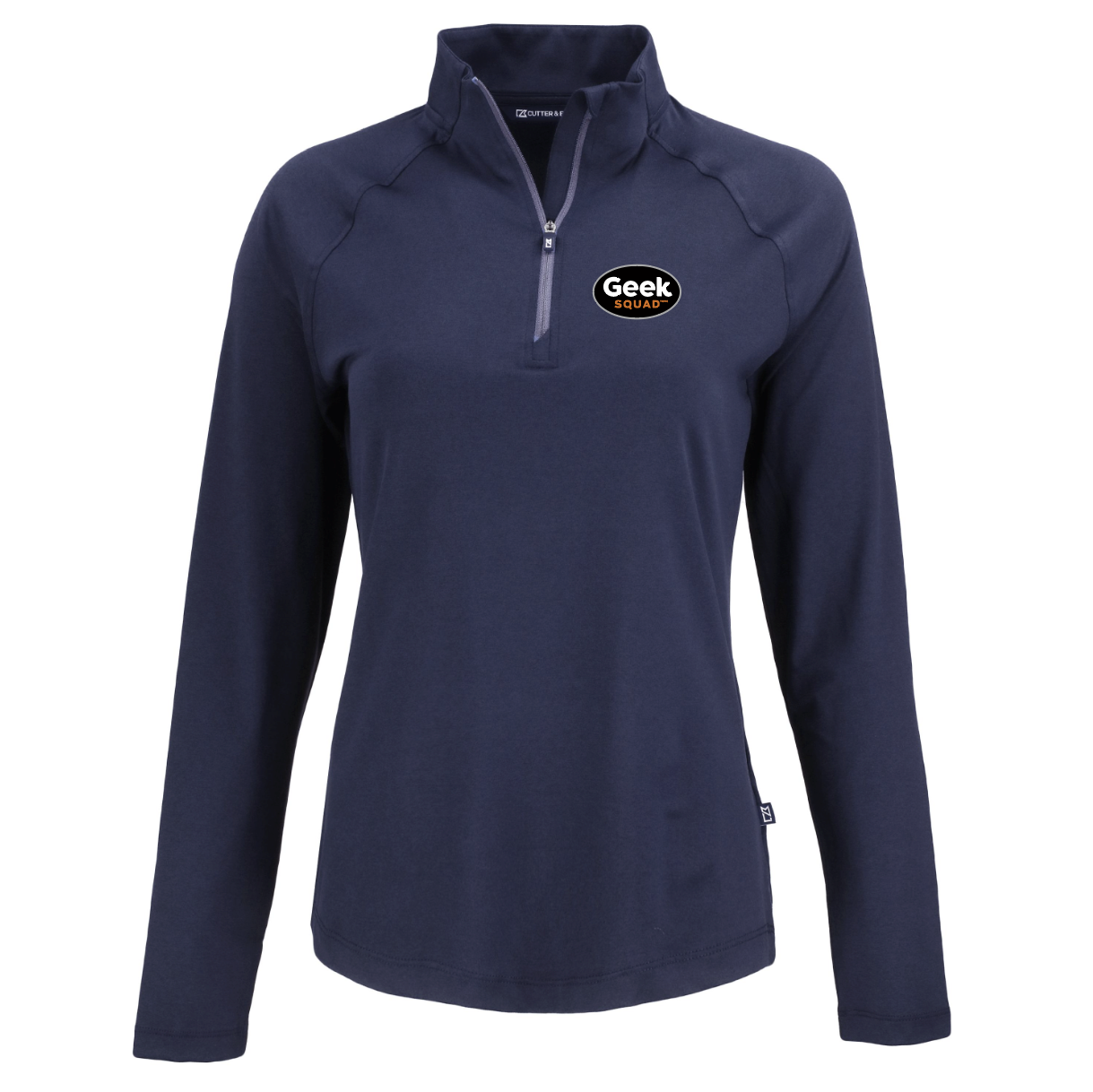 Pull à col zippé Cutter & Buck Coastline Epic Comfort en tissu recyclé pour femme