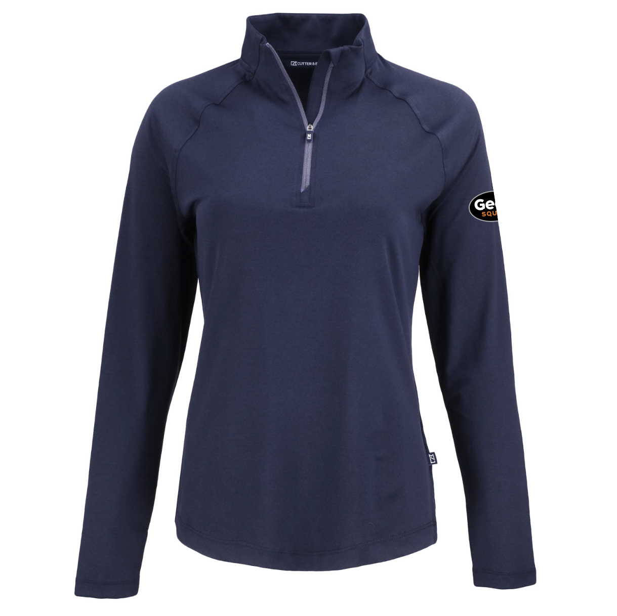 Pull à col zippé Cutter & Buck Coastline Epic Comfort en tissu recyclé pour femme