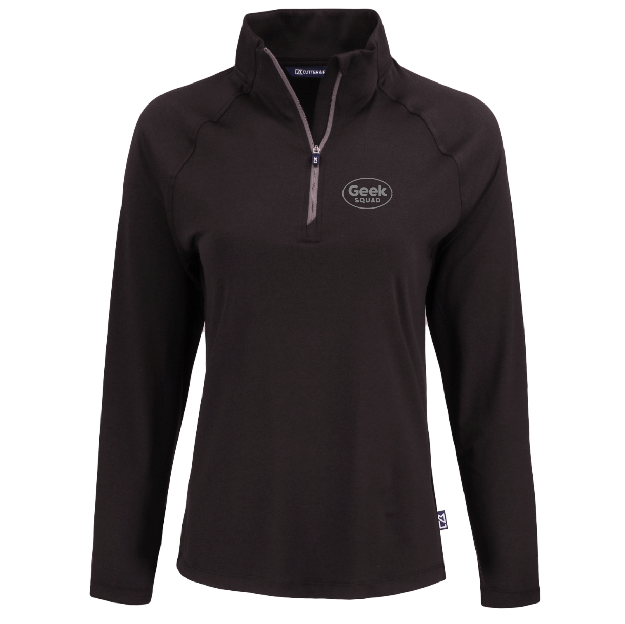 Pull à col zippé Cutter & Buck Coastline Epic Comfort en tissu recyclé pour femme