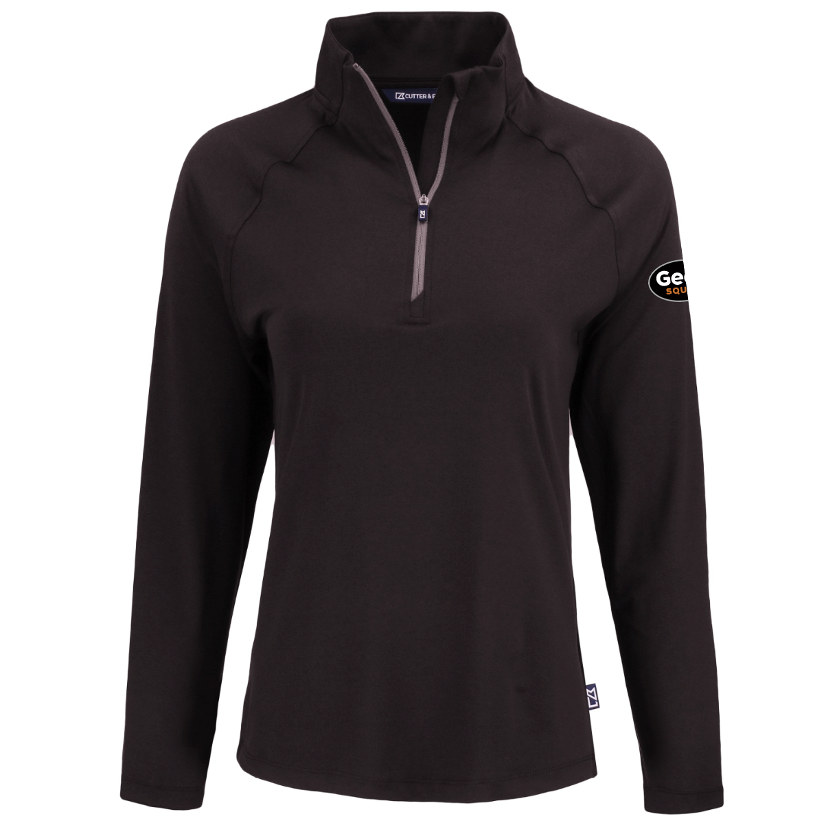 Pull à col zippé Cutter & Buck Coastline Epic Comfort en tissu recyclé pour femme