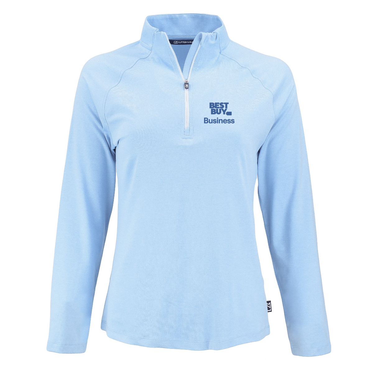 Pull à col zippé Cutter & Buck Coastline Epic Comfort en tissu recyclé pour femme