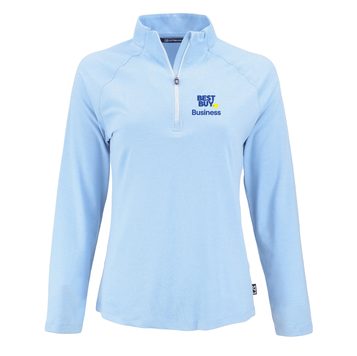 Pull à col zippé Cutter & Buck Coastline Epic Comfort en tissu recyclé pour femme