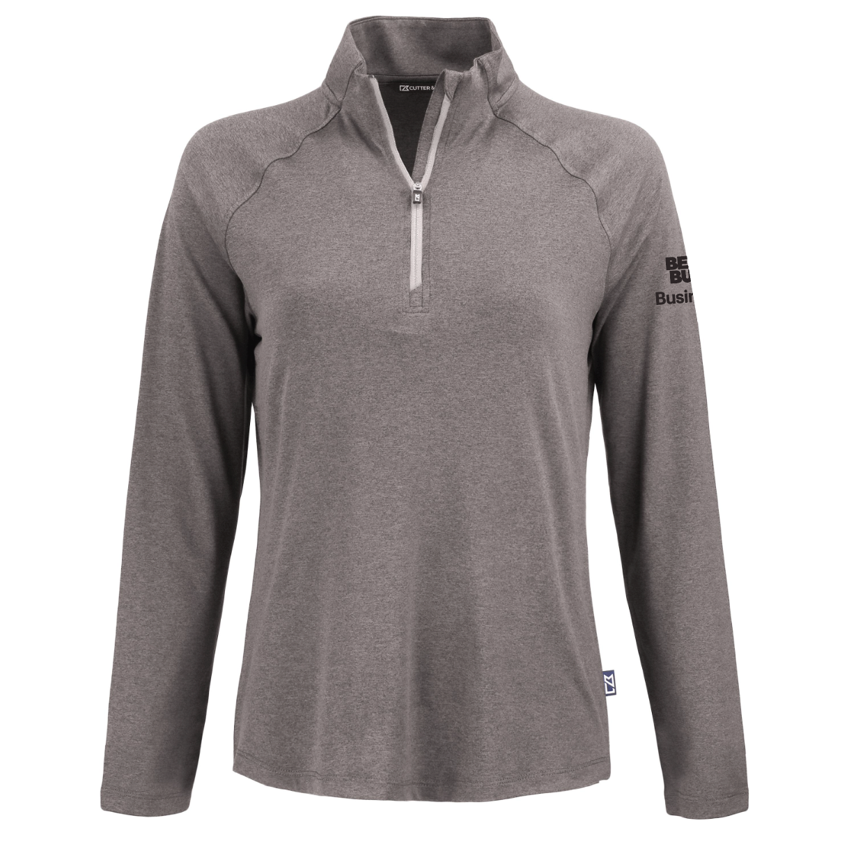 Pull à col zippé Cutter & Buck Coastline Epic Comfort en tissu recyclé pour femme