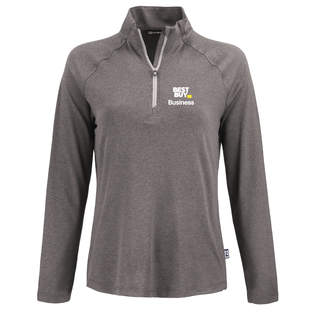 Pull à col zippé Cutter & Buck Coastline Epic Comfort en tissu recyclé pour femme