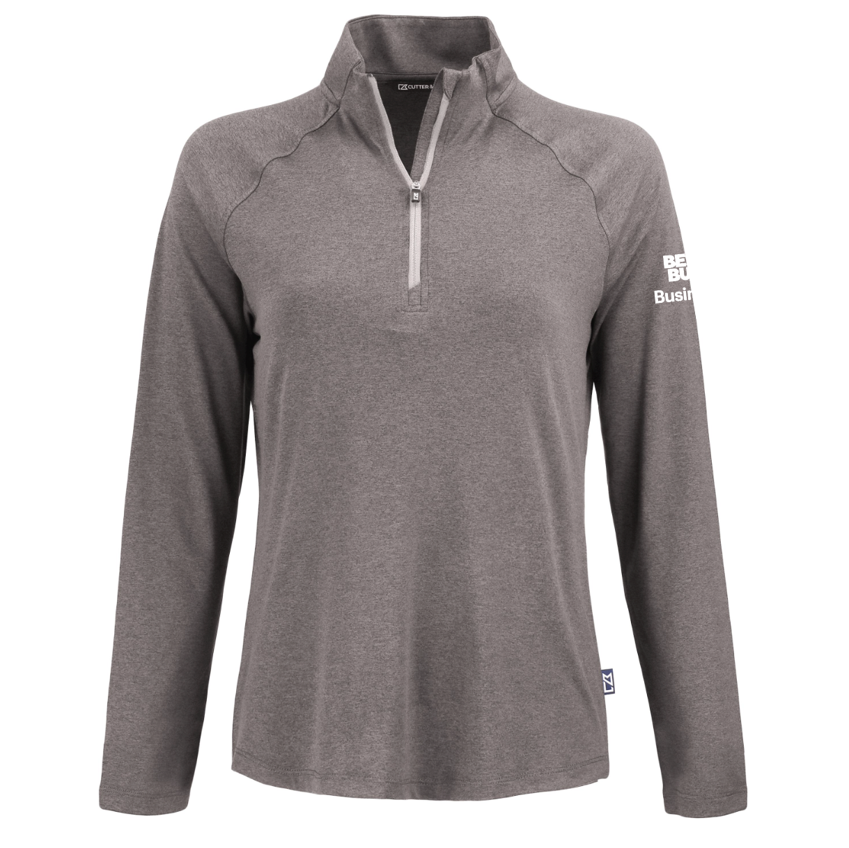 Pull à col zippé Cutter & Buck Coastline Epic Comfort en tissu recyclé pour femme