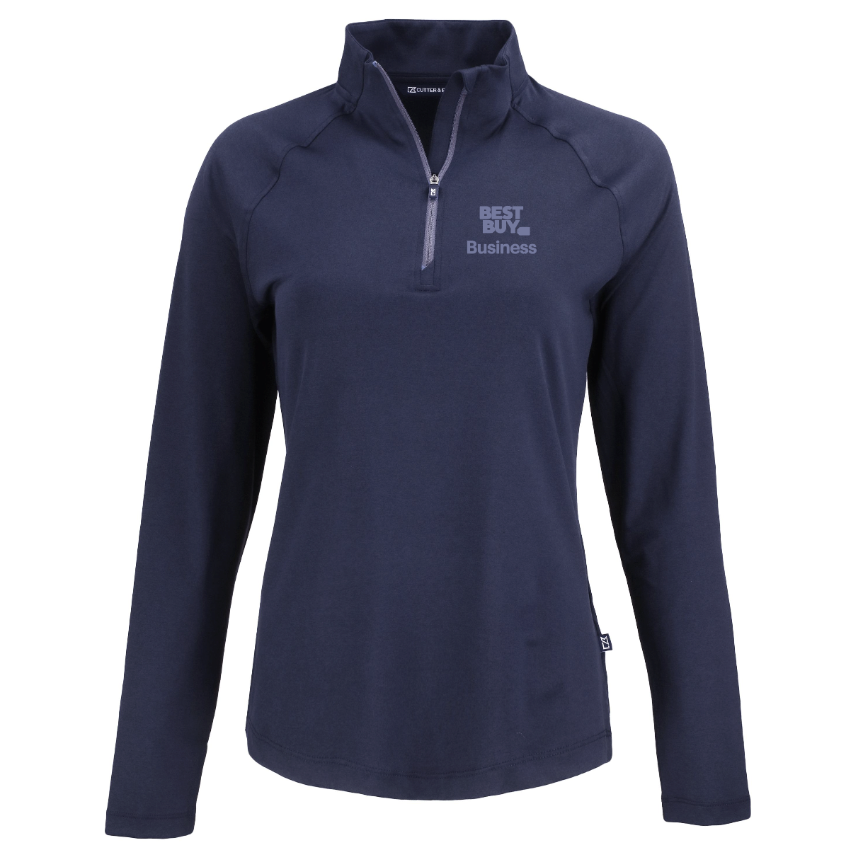 Pull à col zippé Cutter & Buck Coastline Epic Comfort en tissu recyclé pour femme