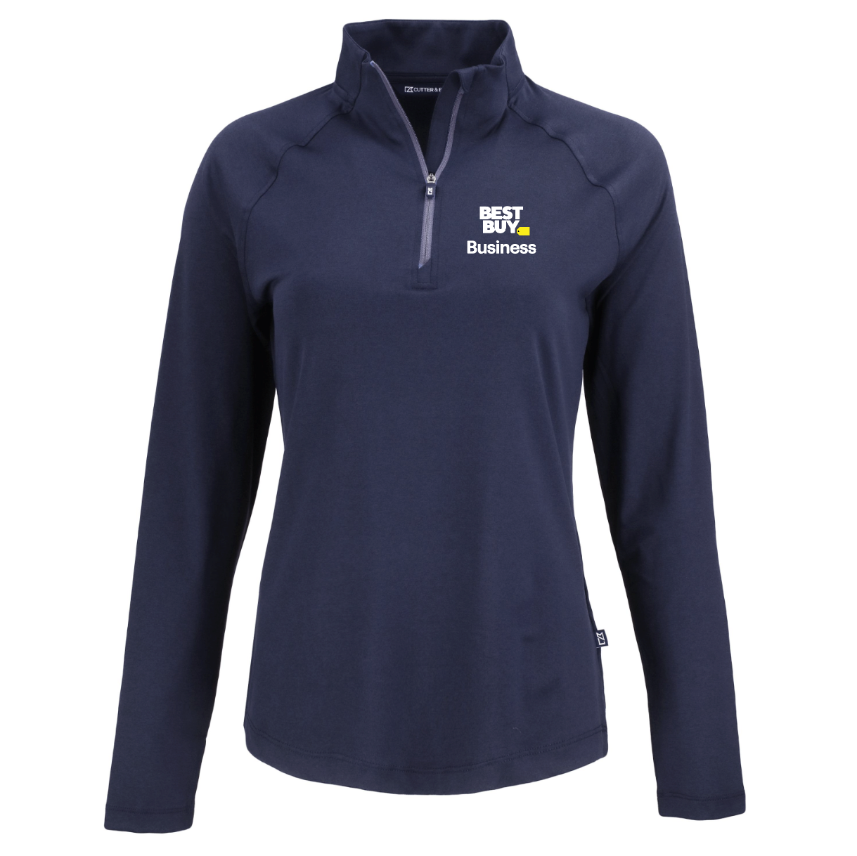 Pull à col zippé Cutter & Buck Coastline Epic Comfort en tissu recyclé pour femme
