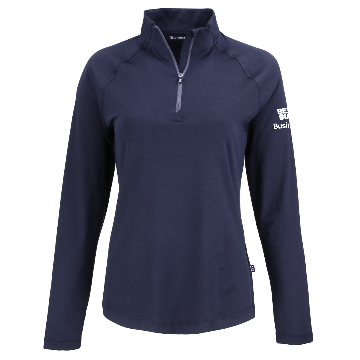 Pull à col zippé Cutter & Buck Coastline Epic Comfort en tissu recyclé pour femme