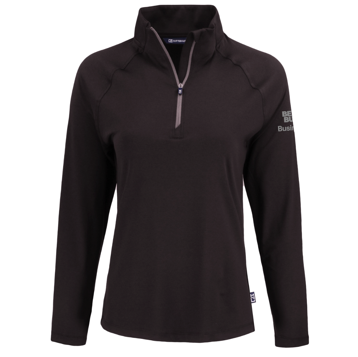 Pull à col zippé Cutter & Buck Coastline Epic Comfort en tissu recyclé pour femme