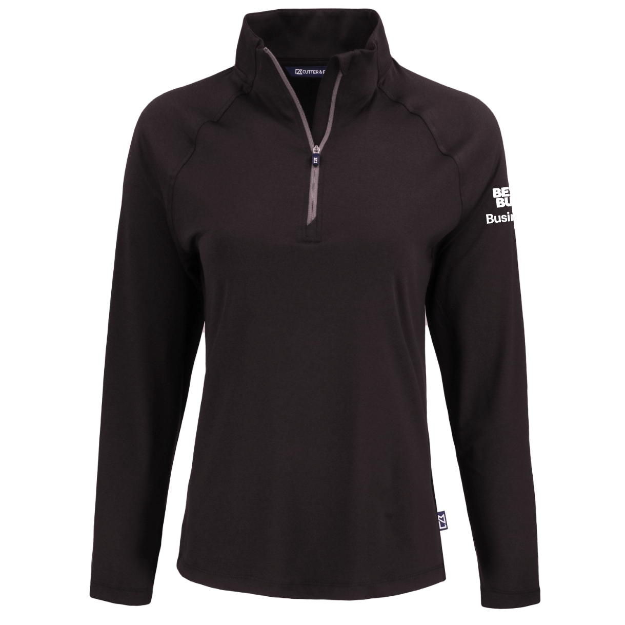 Pull à col zippé Cutter & Buck Coastline Epic Comfort en tissu recyclé pour femme