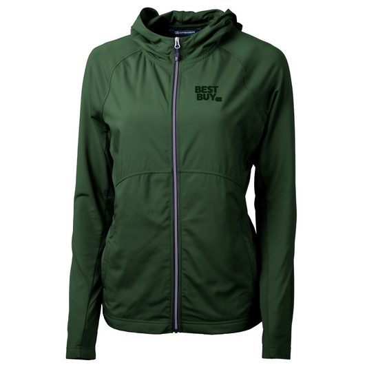 Veste zippée intégrale Cutter & Buck Adapt Eco Knit Hybrid Recycled pour femme