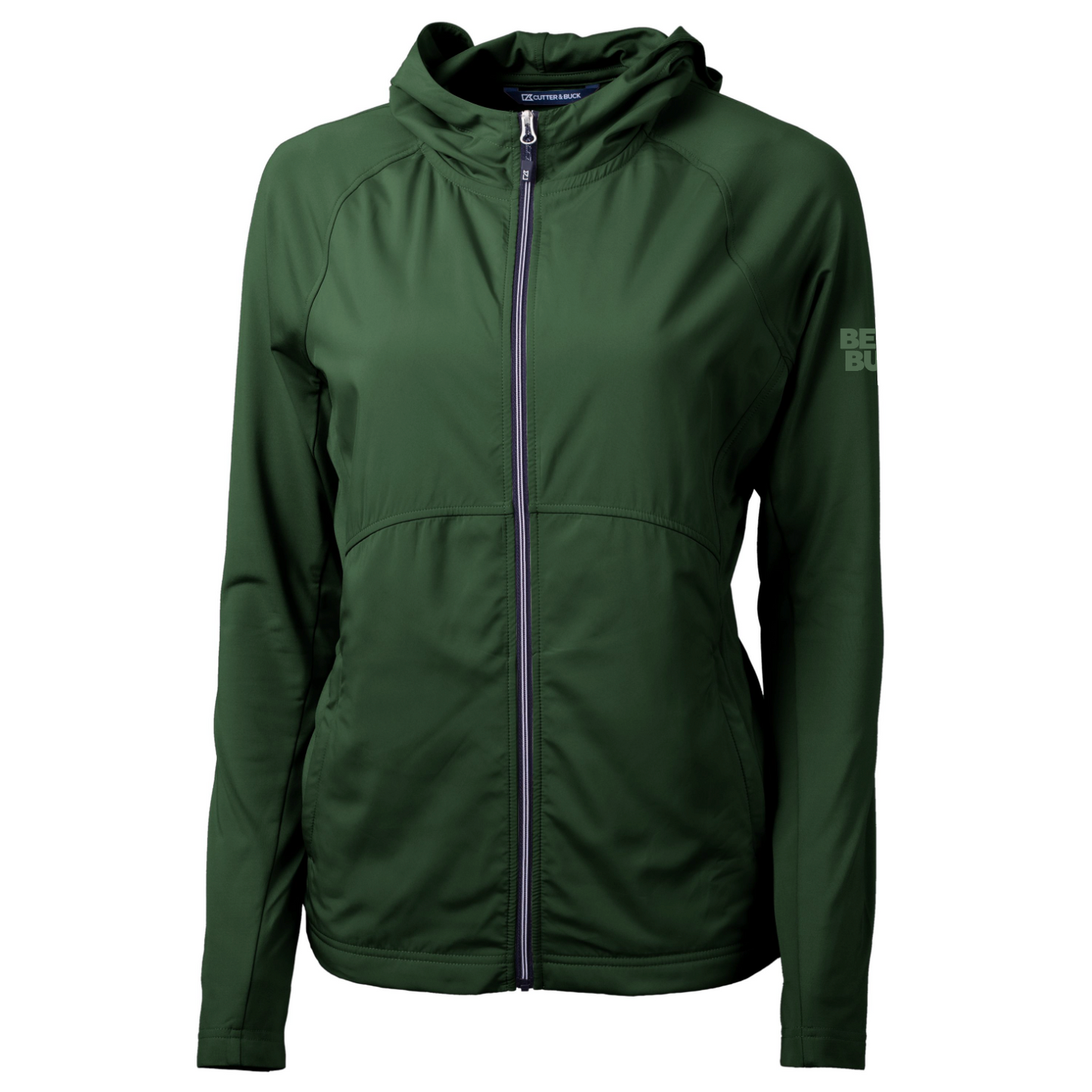 Veste zippée intégrale Cutter & Buck Adapt Eco Knit Hybrid Recycled pour femme