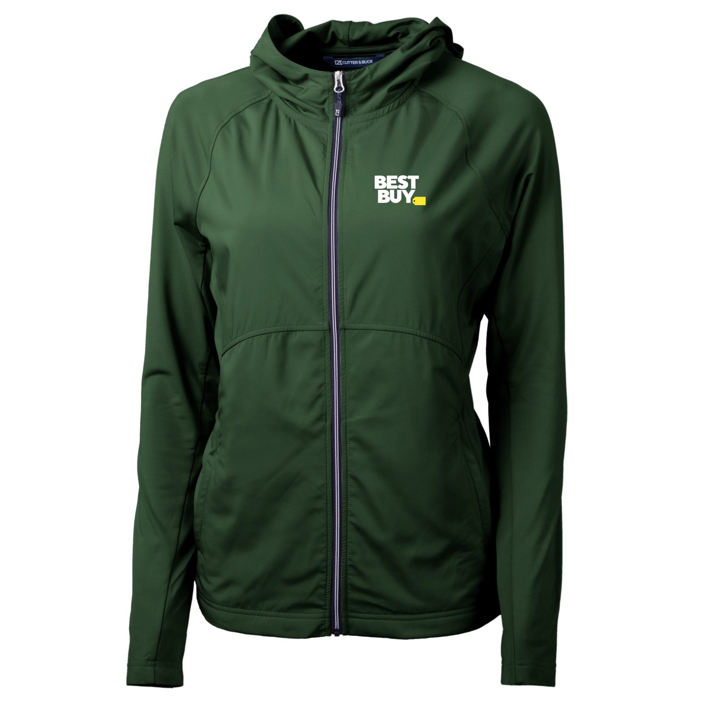 Veste zippée intégrale Cutter & Buck Adapt Eco Knit Hybrid Recycled pour femme