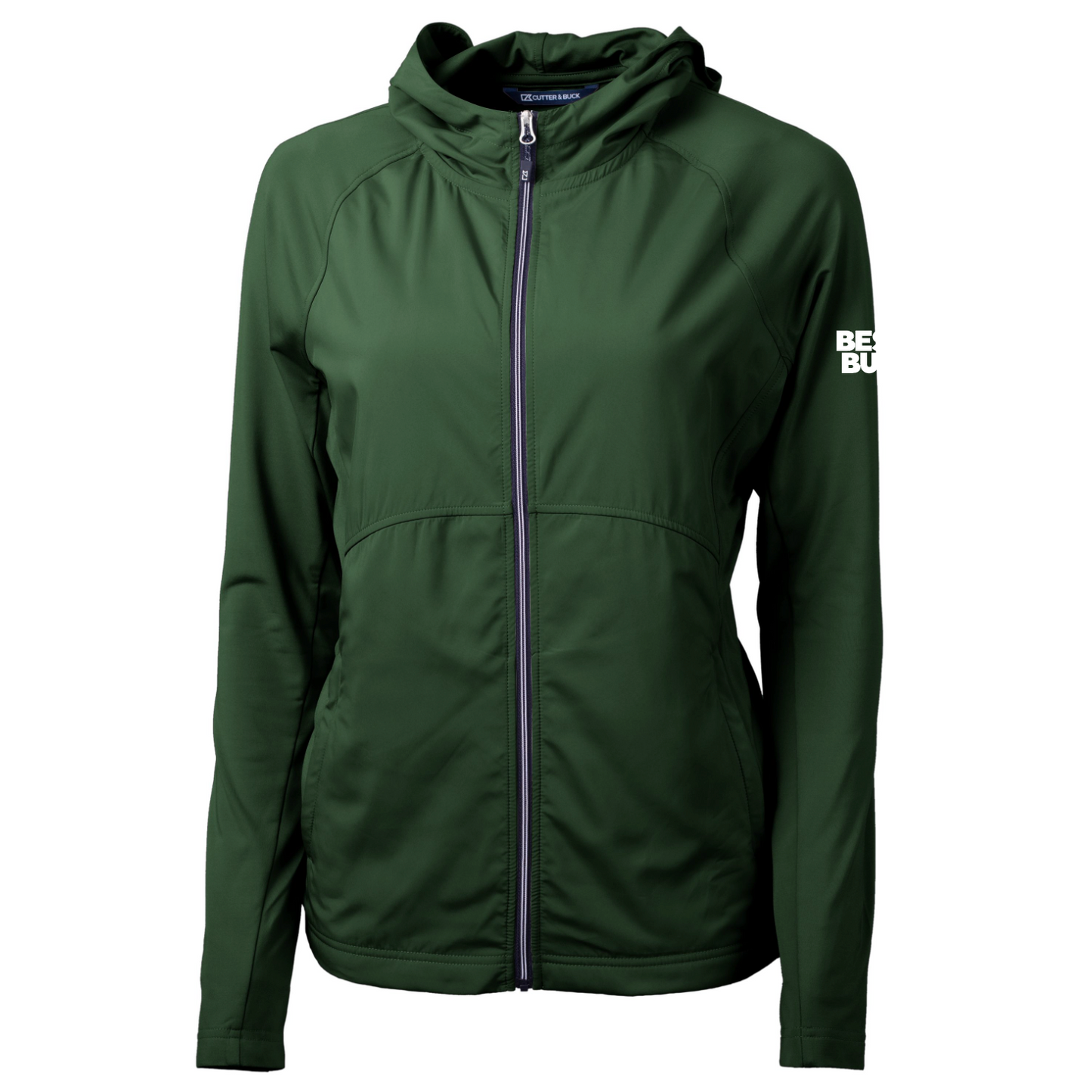 Veste zippée intégrale Cutter & Buck Adapt Eco Knit Hybrid Recycled pour femme