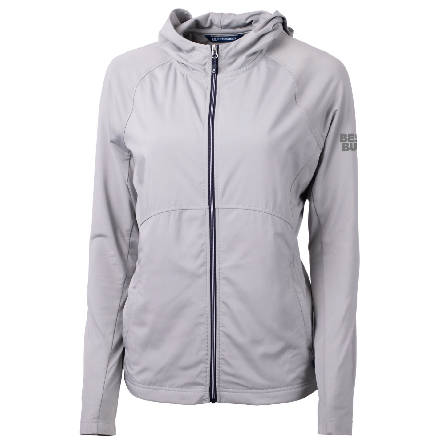 Veste zippée intégrale Cutter & Buck Adapt Eco Knit Hybrid Recycled pour femme