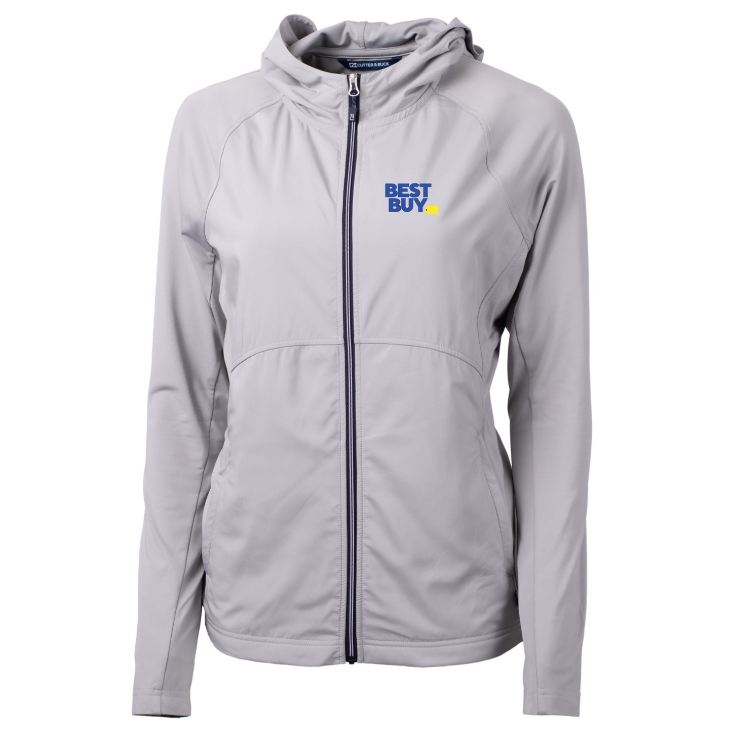 Veste zippée intégrale Cutter & Buck Adapt Eco Knit Hybrid Recycled pour femme