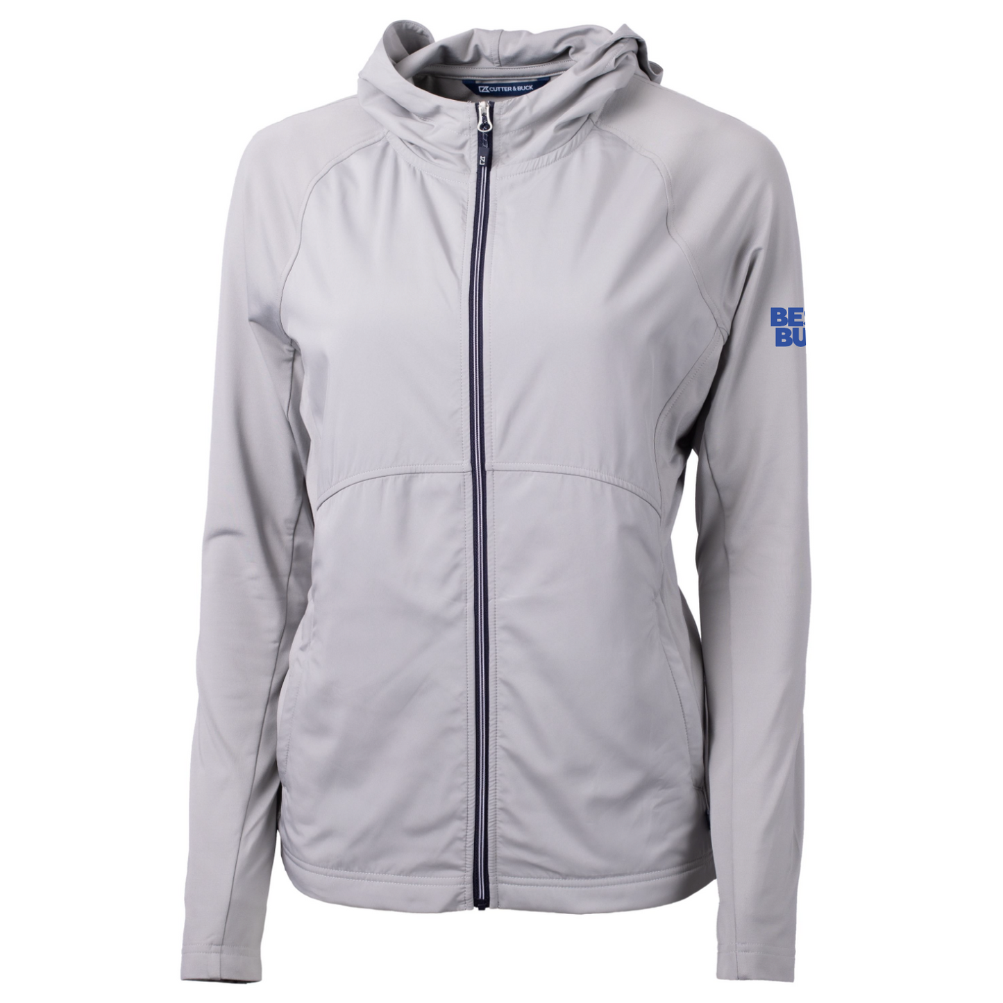 Veste zippée intégrale Cutter & Buck Adapt Eco Knit Hybrid Recycled pour femme