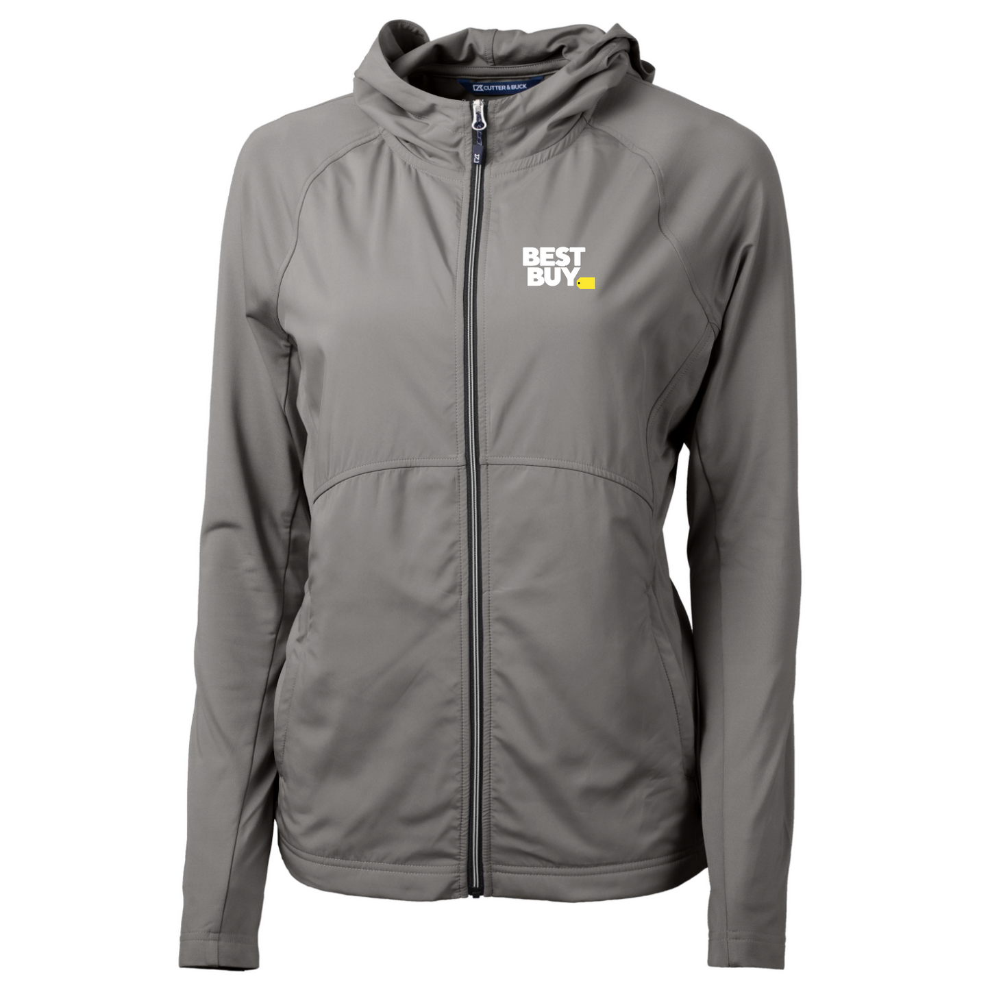 Veste zippée intégrale Cutter & Buck Adapt Eco Knit Hybrid Recycled pour femme