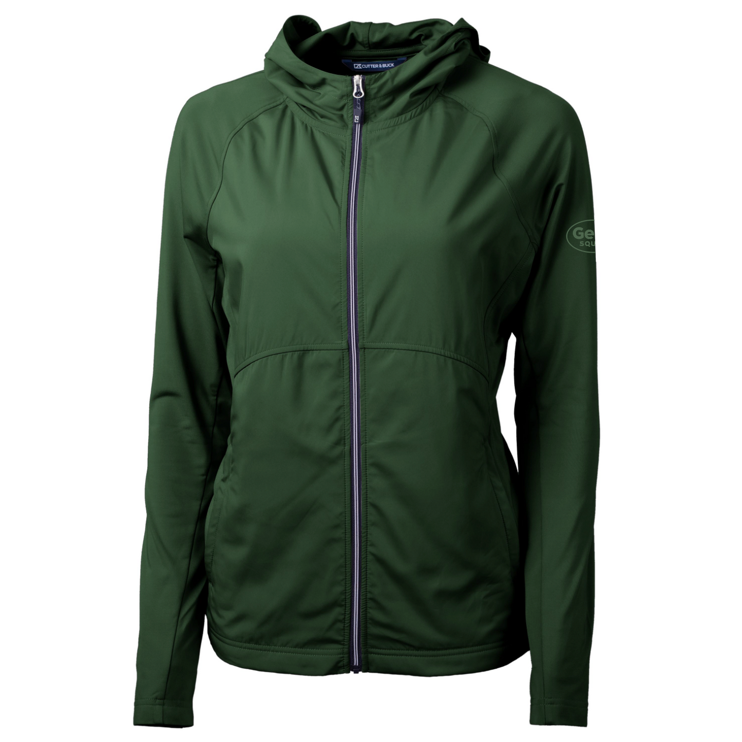 Veste zippée intégrale Cutter & Buck Adapt Eco Knit Hybrid Recycled pour femme