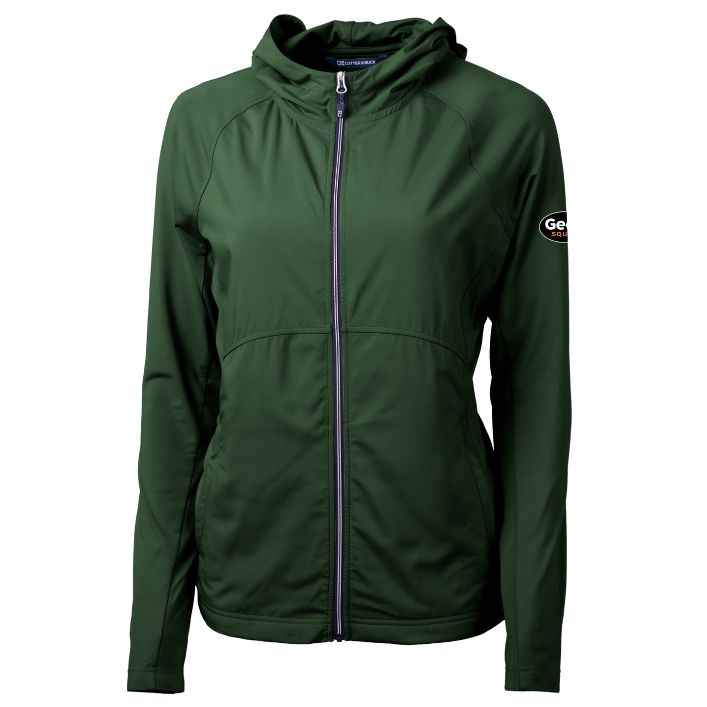 Veste zippée intégrale Cutter & Buck Adapt Eco Knit Hybrid Recycled pour femme
