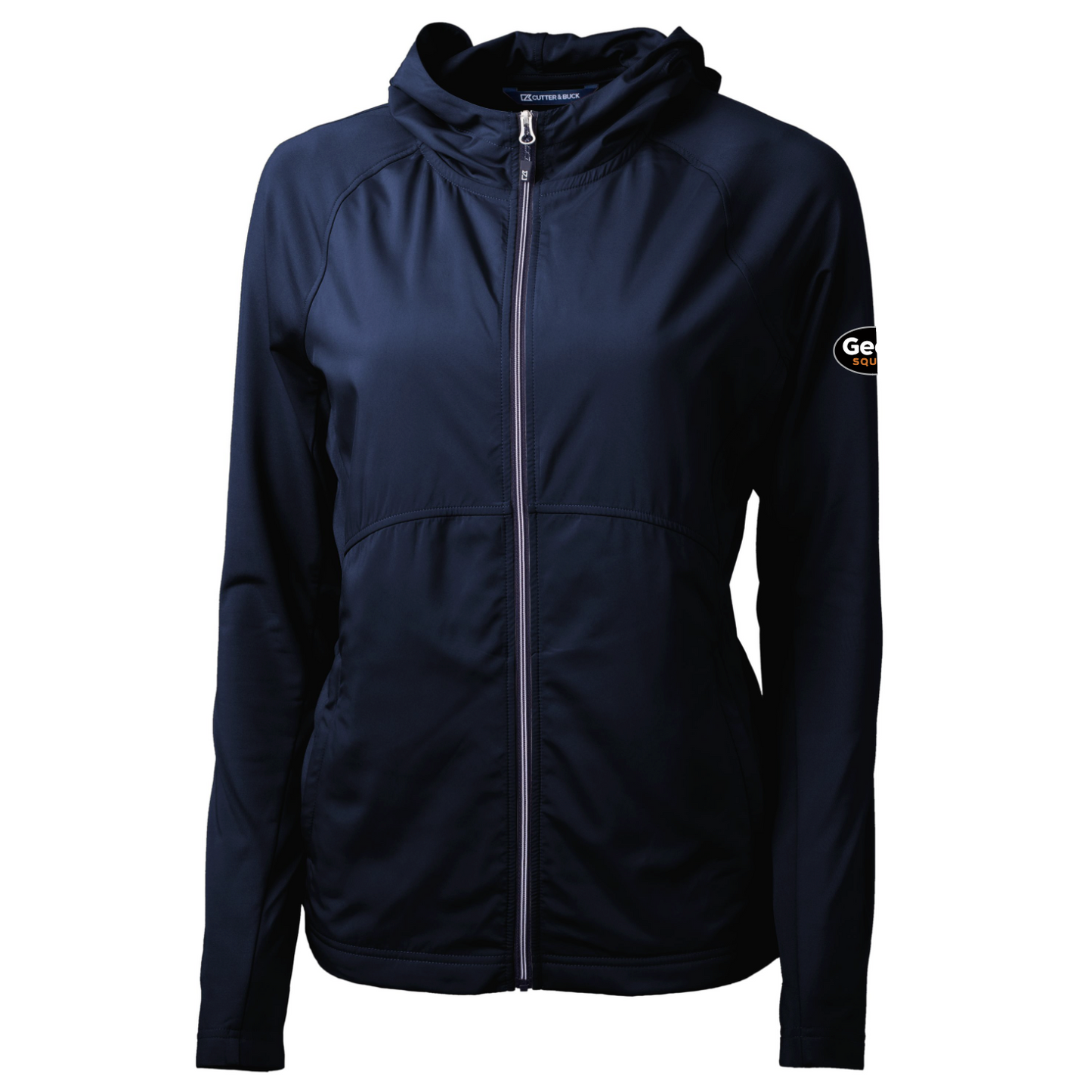 Veste zippée intégrale Cutter & Buck Adapt Eco Knit Hybrid Recycled pour femme