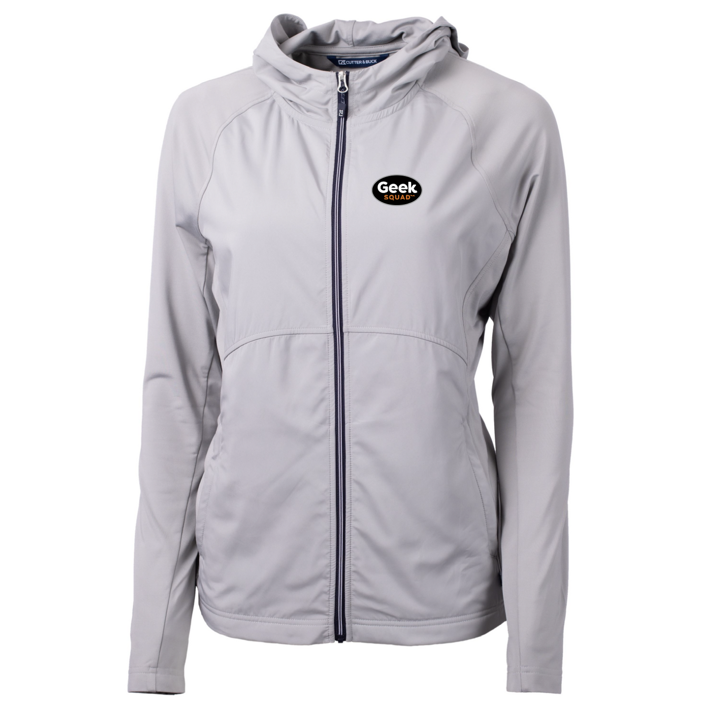 Veste zippée intégrale Cutter & Buck Adapt Eco Knit Hybrid Recycled pour femme