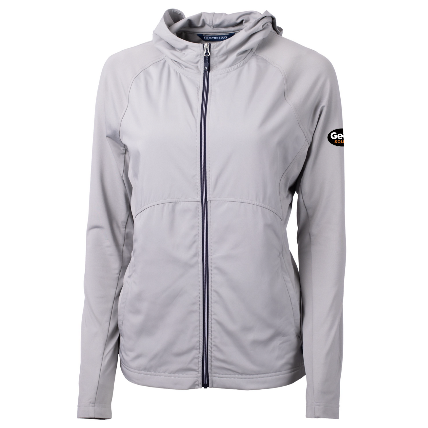 Veste zippée intégrale Cutter & Buck Adapt Eco Knit Hybrid Recycled pour femme