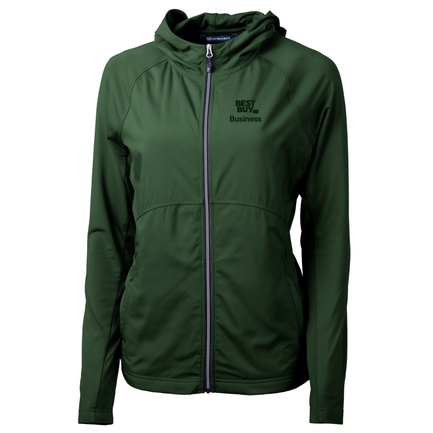 Veste zippée intégrale Cutter & Buck Adapt Eco Knit Hybrid Recycled pour femme