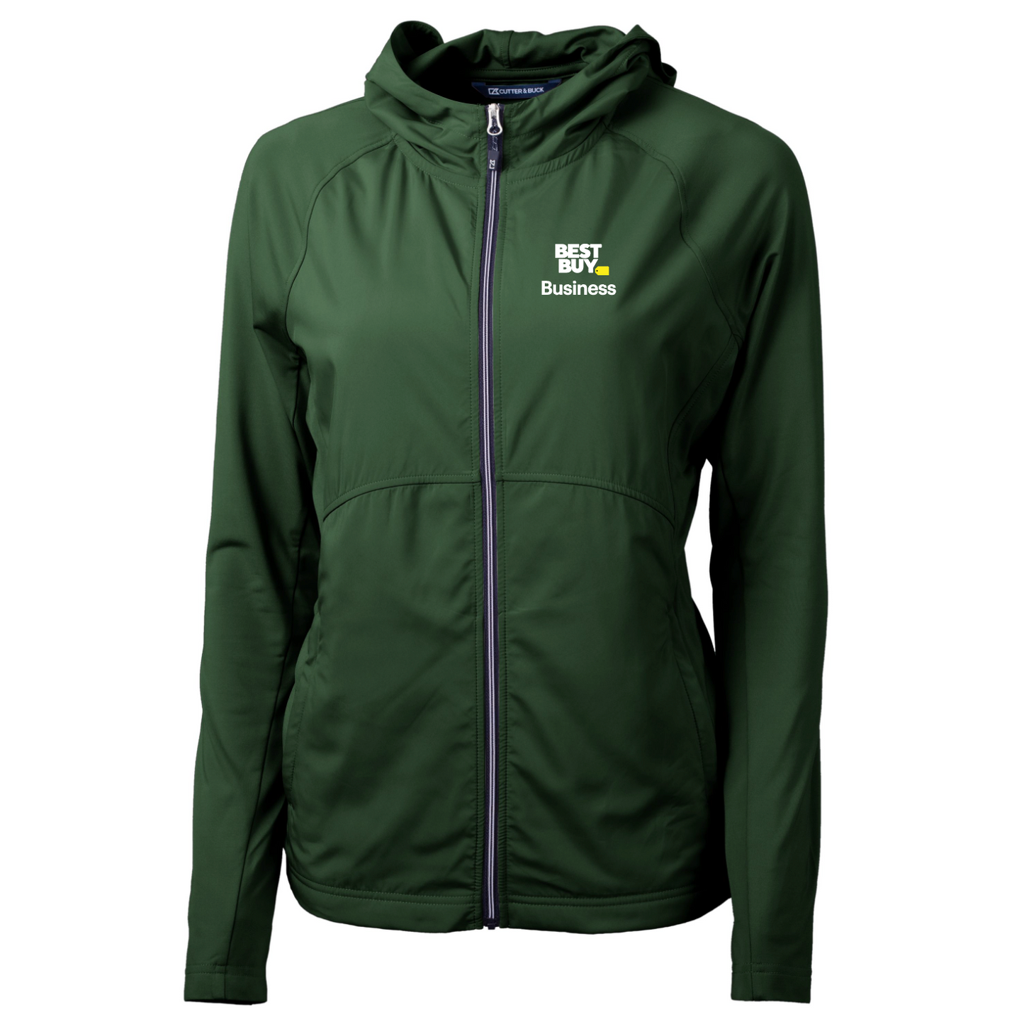 Veste zippée intégrale Cutter & Buck Adapt Eco Knit Hybrid Recycled pour femme