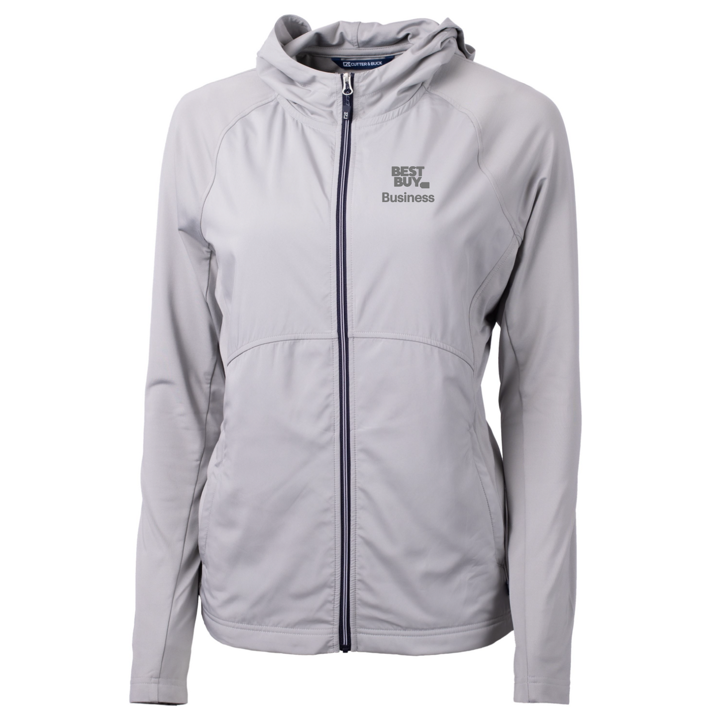 Veste zippée intégrale Cutter & Buck Adapt Eco Knit Hybrid Recycled pour femme
