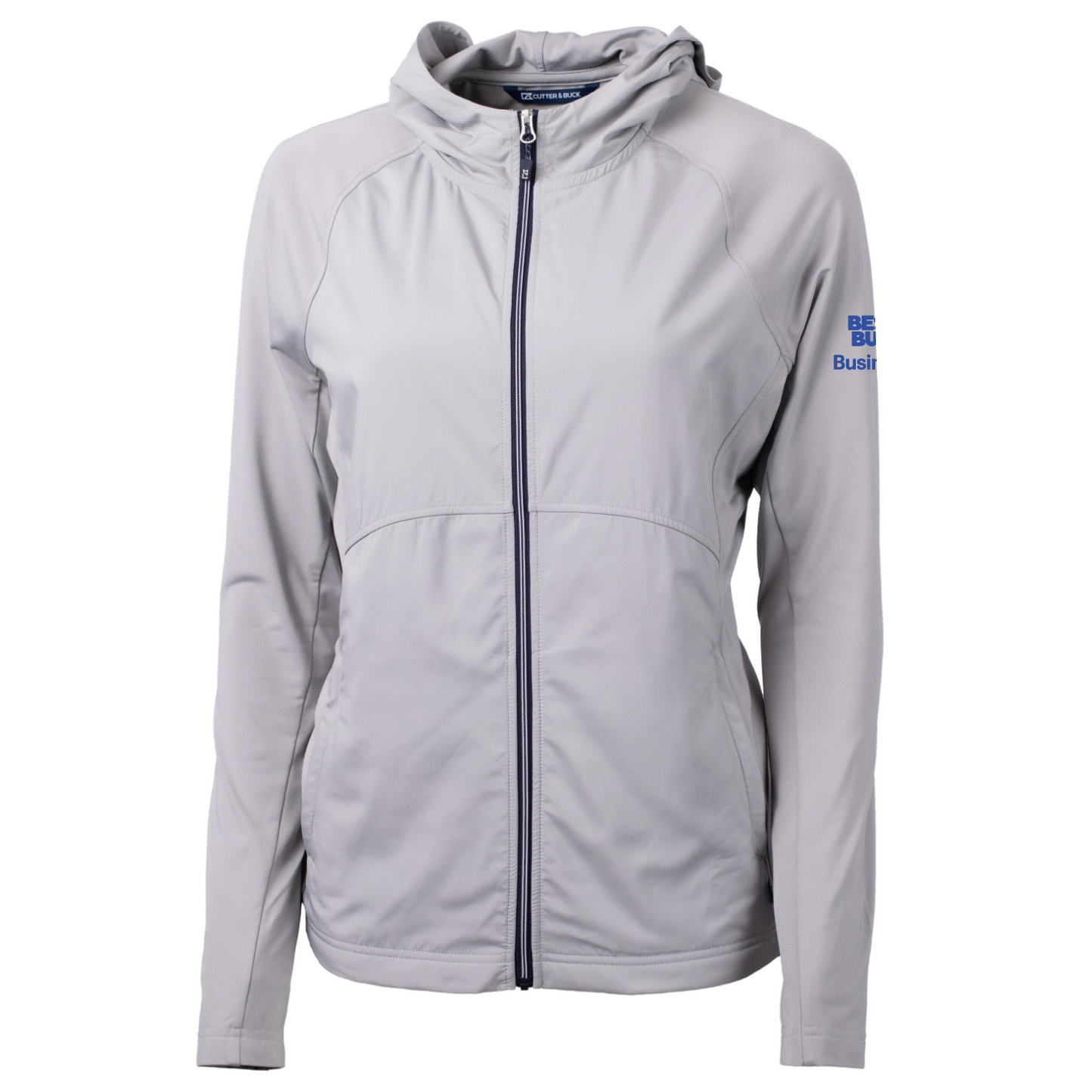 Veste zippée intégrale Cutter & Buck Adapt Eco Knit Hybrid Recycled pour femme