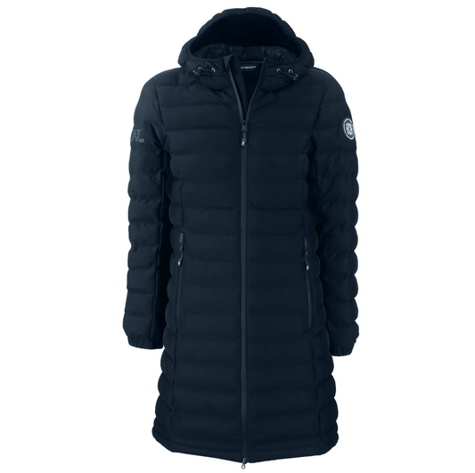 Doudoune longue isolée Cutter & Buck Mission Ridge Repreve Eco pour femme