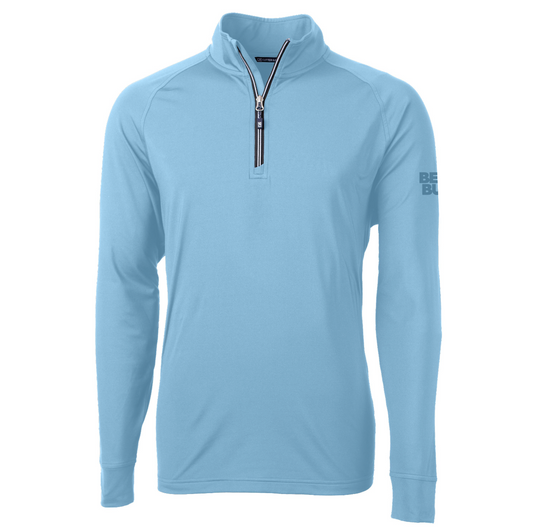Pull à col zippé Cutter & Buck Adapt Eco Knit Stretch Recycled pour homme