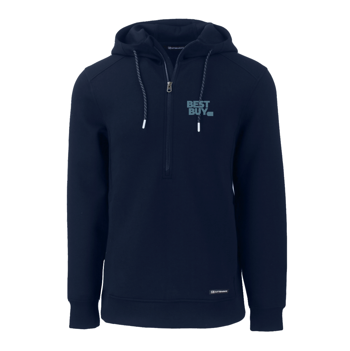 Pull à capuche demi-zip en tissu recyclé Roam Epic Versatility de Cutter & Buck pour homme