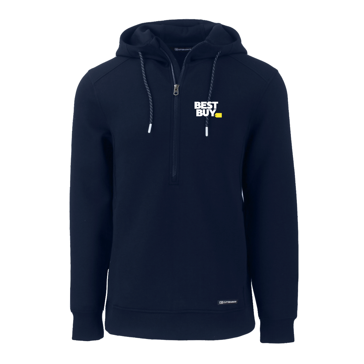 Pull à capuche demi-zip en tissu recyclé Roam Epic Versatility de Cutter & Buck pour homme