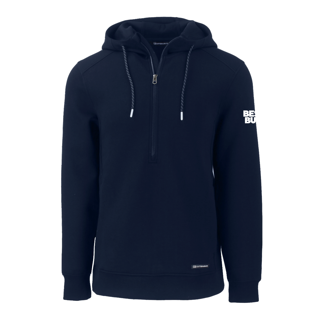 Pull à capuche demi-zip en tissu recyclé Roam Epic Versatility de Cutter & Buck pour homme