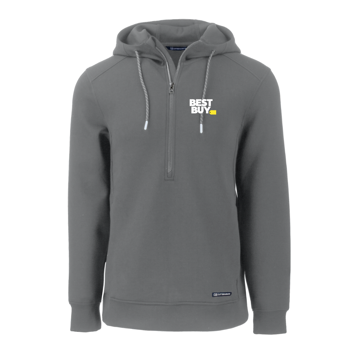 Pull à capuche demi-zip en tissu recyclé Roam Epic Versatility de Cutter & Buck pour homme