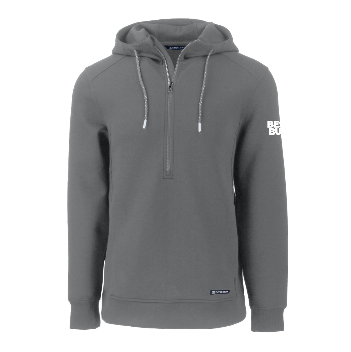 Pull à capuche demi-zip en tissu recyclé Roam Epic Versatility de Cutter & Buck pour homme