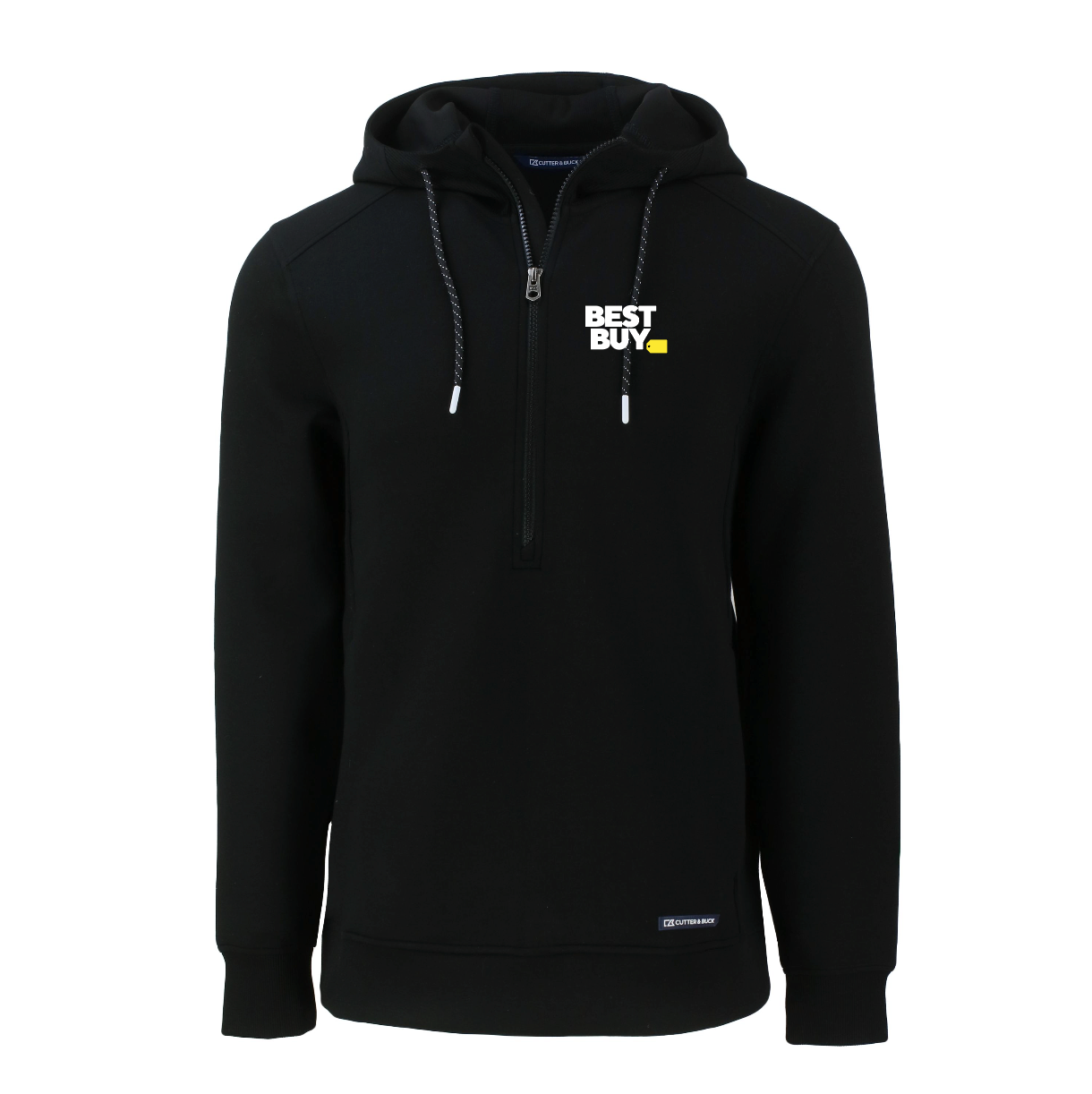 Pull à capuche demi-zip en tissu recyclé Roam Epic Versatility de Cutter & Buck pour homme