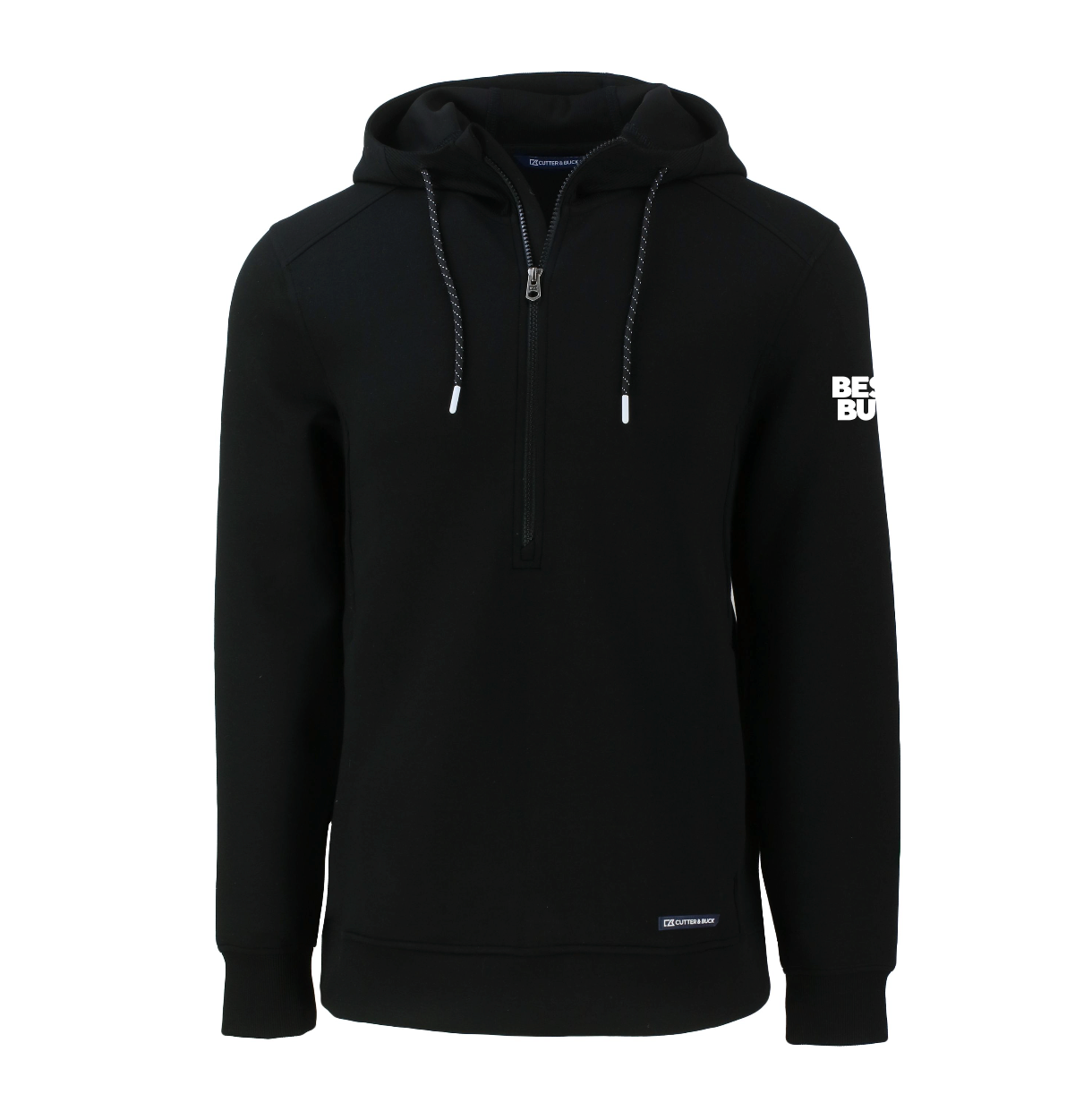 Pull à capuche demi-zip en tissu recyclé Roam Epic Versatility de Cutter & Buck pour homme