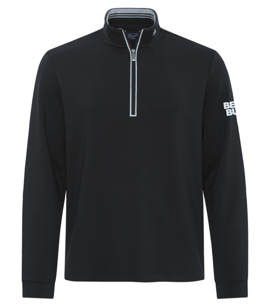 ORIGINAL PENGUIN® CLUBHOUSE MOCK ¼ ZIP PULLOVER