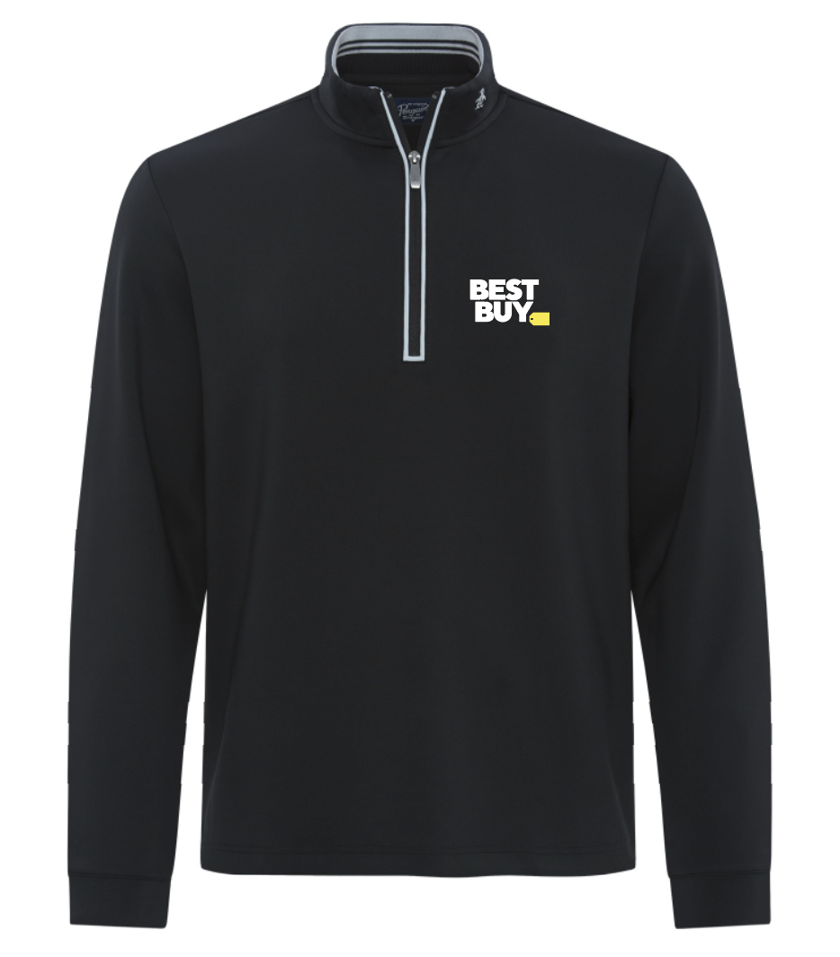 ORIGINAL PENGUIN® CLUBHOUSE MOCK ¼ ZIP PULLOVER
