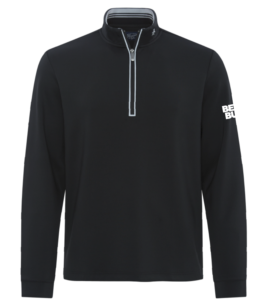 ORIGINAL PENGUIN® CLUBHOUSE MOCK ¼ ZIP PULLOVER