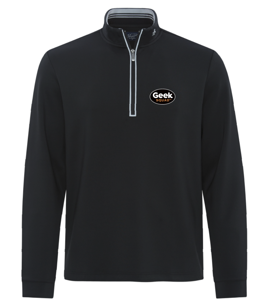 ORIGINAL PENGUIN® CLUBHOUSE MOCK ¼ ZIP PULLOVER
