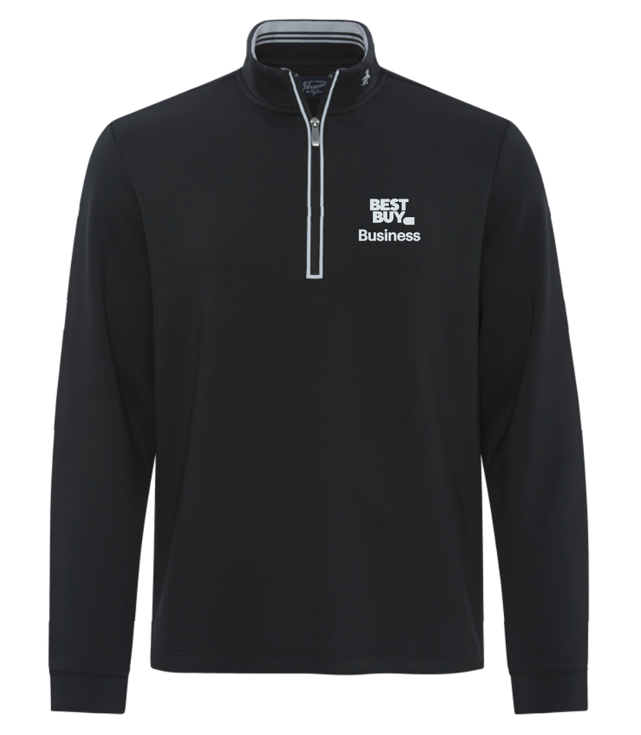 ORIGINAL PENGUIN® CLUBHOUSE MOCK ¼ ZIP PULLOVER