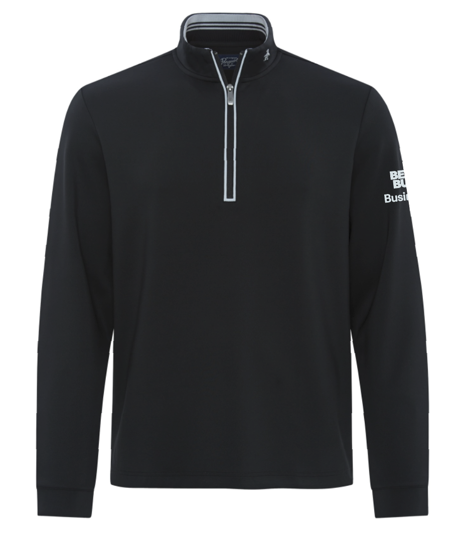 ORIGINAL PENGUIN® CLUBHOUSE MOCK ¼ ZIP PULLOVER