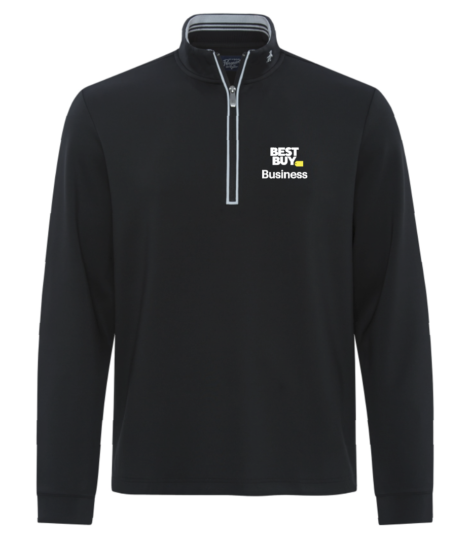 ORIGINAL PENGUIN® CLUBHOUSE MOCK ¼ ZIP PULLOVER